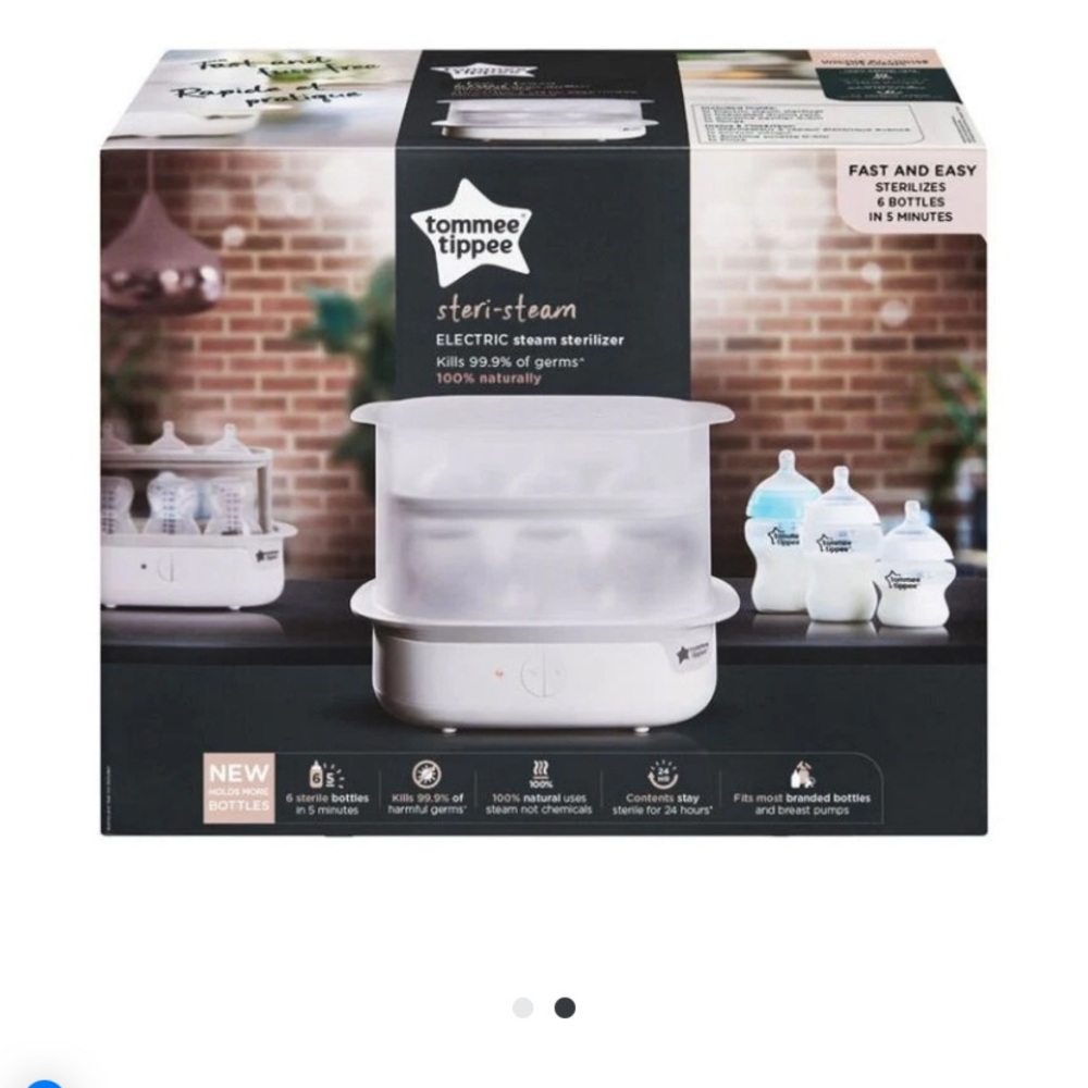 Tommee Tippee Steri-Steam Baby Bottle Electric Steam Sterilizer